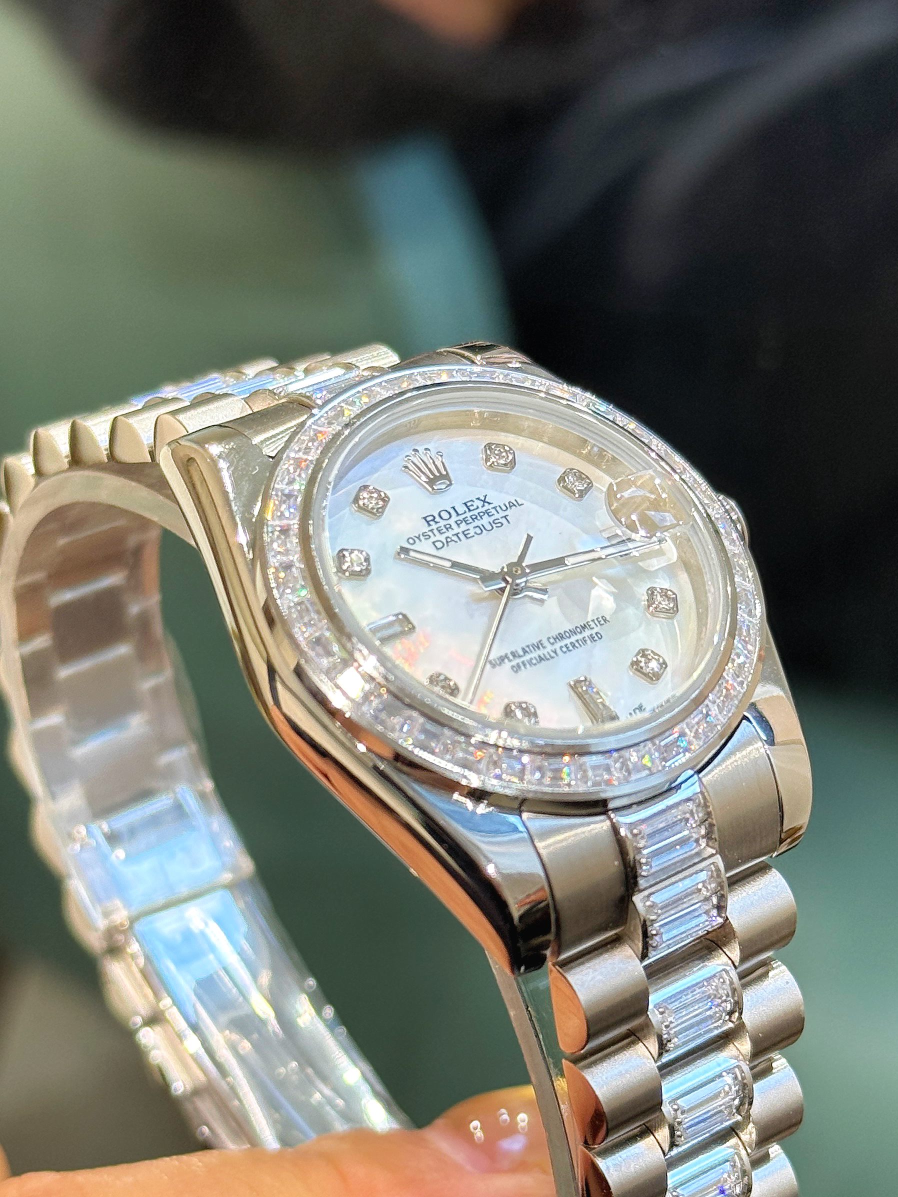 Rolex Style White Watches Watches Watches detail image 4 from source 765350