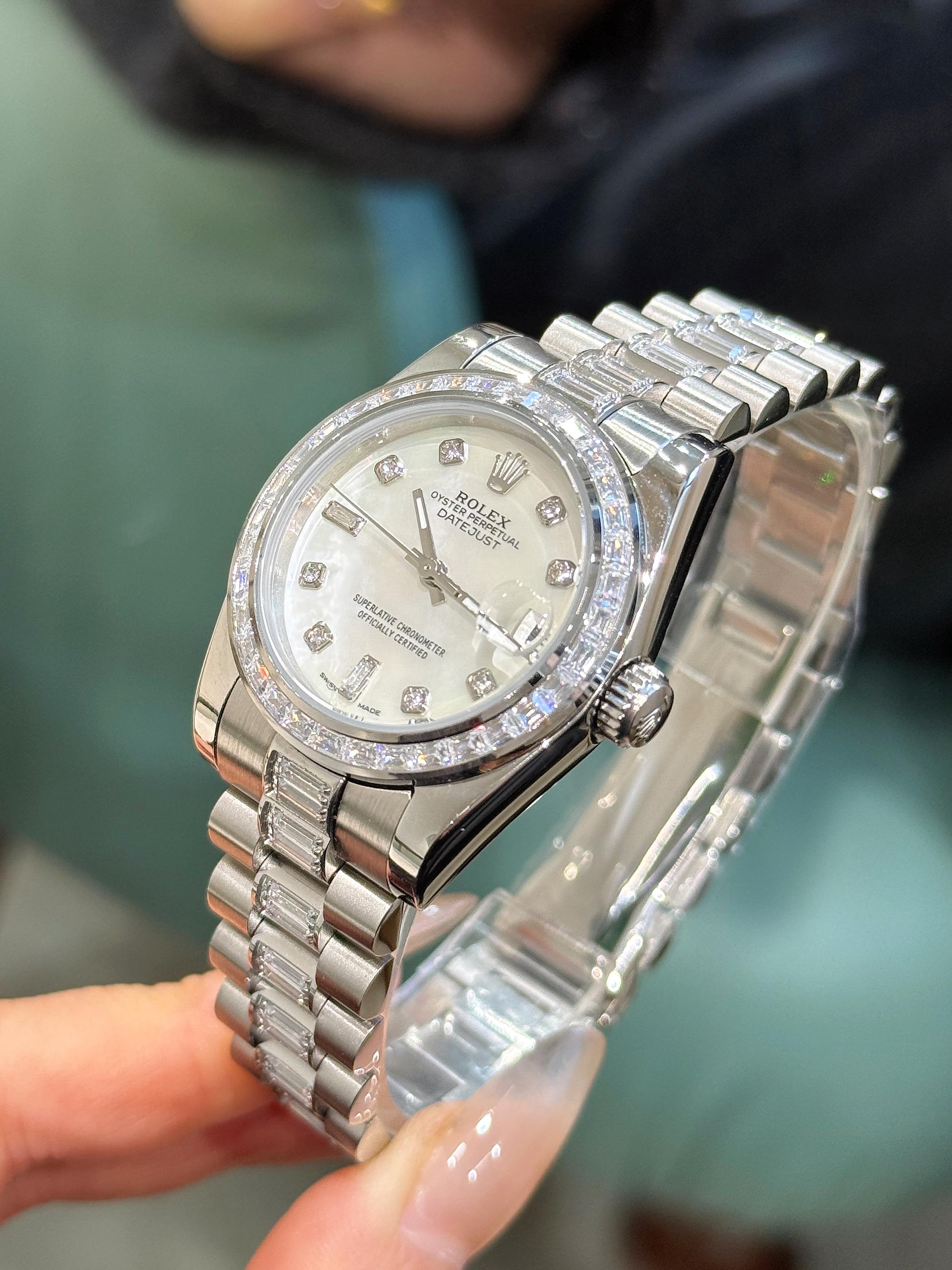 Rolex Style White Watches Watches Watches detail image 3 from source 765350