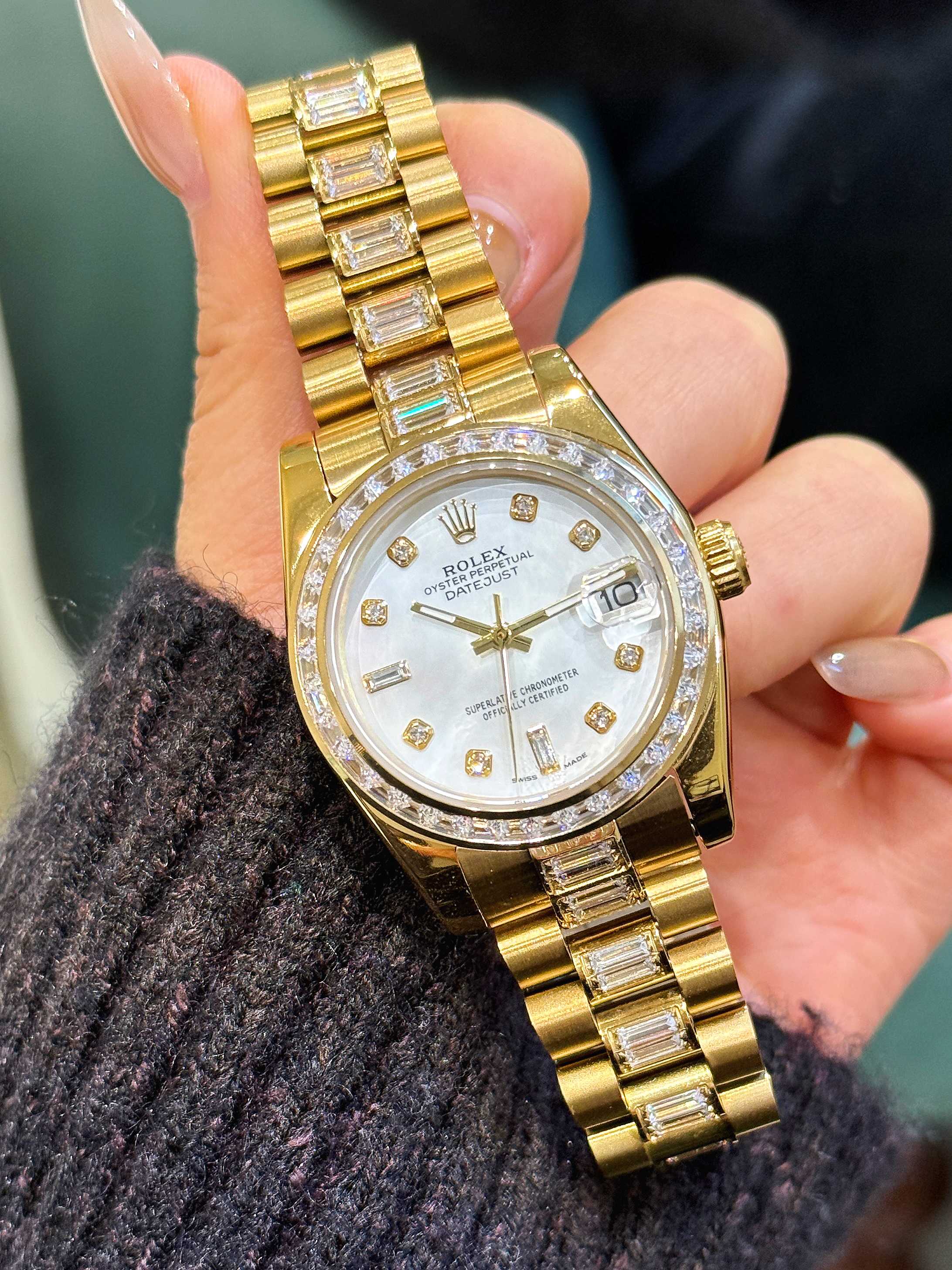 Rolex Style White Watches Watches Watches detail image 6 from source 765351