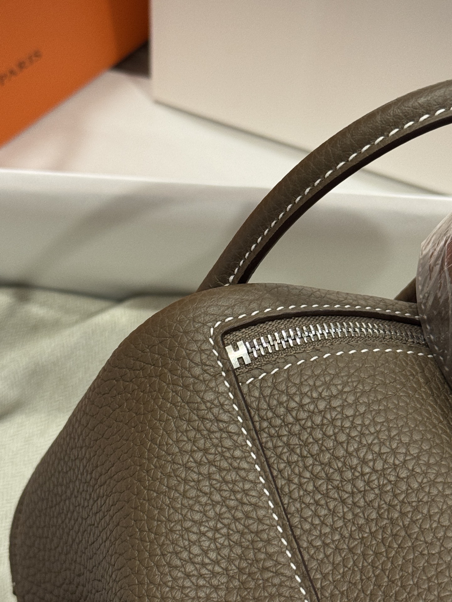 客户定制✈️
Lindy迷你 Tc皮 大象灰 银扣🐘