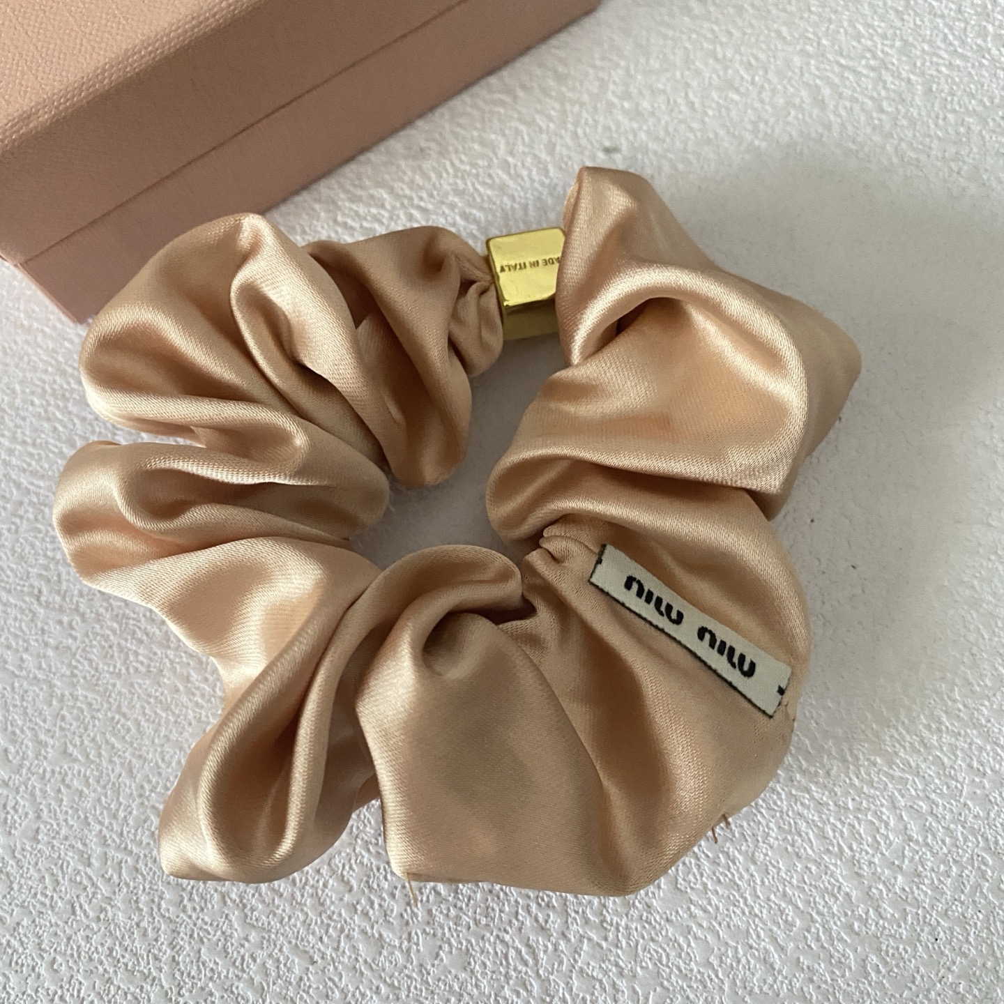 Miu Miu Floral Chiffon Hair Tie: Seasonal Print with Sliding Knot Closure 8 i1760162525560 3420 0 1