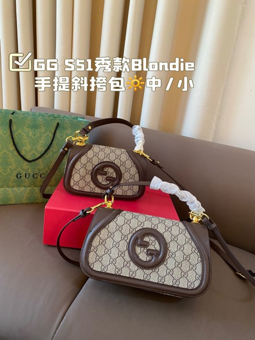Gucci Blondie Bag: Medium/Small, Retro Style, Interlocking G Logo 1 Gucci Blondie Bag: Medium/Small, Retro Style, Interlocking G Logo