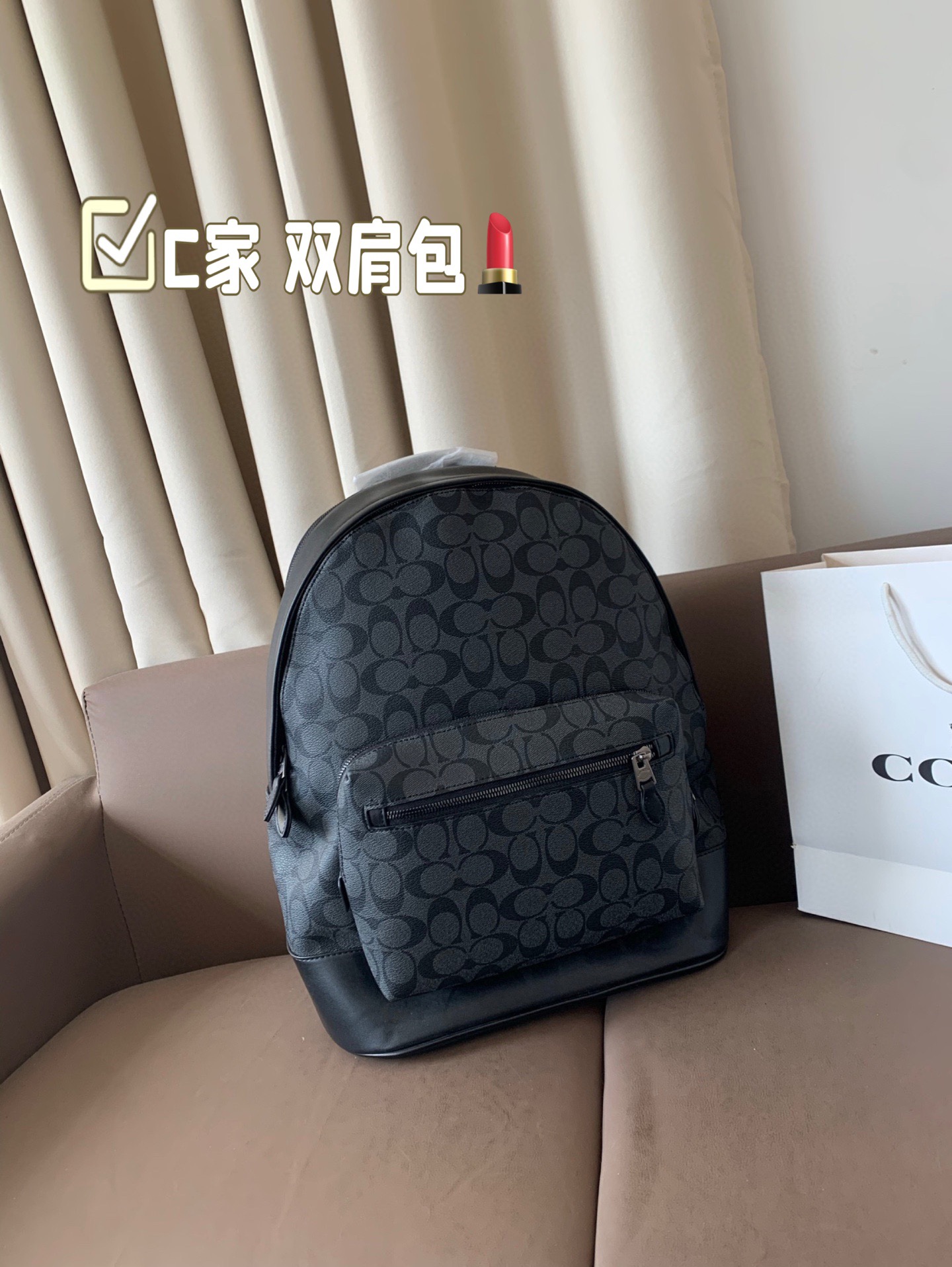 Medidas: 32*39 cm, C bolso de mochila, doble cremallera/doble compartimento! La mochila de hombre más clásica y práctic…