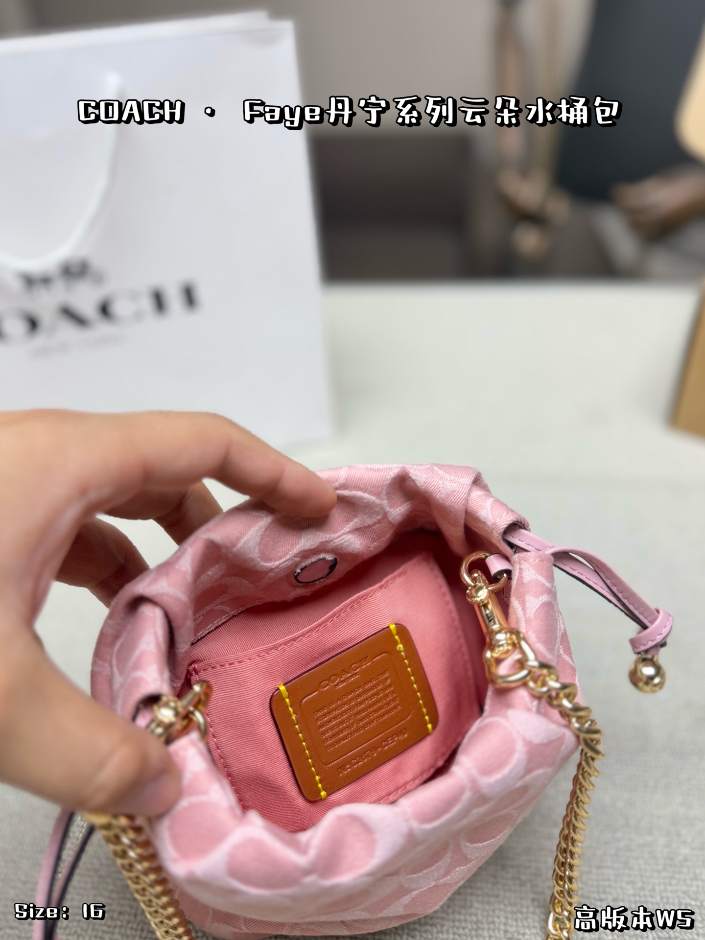 Borsa COACH. Viene fornita con custodia per aereo — photo 9