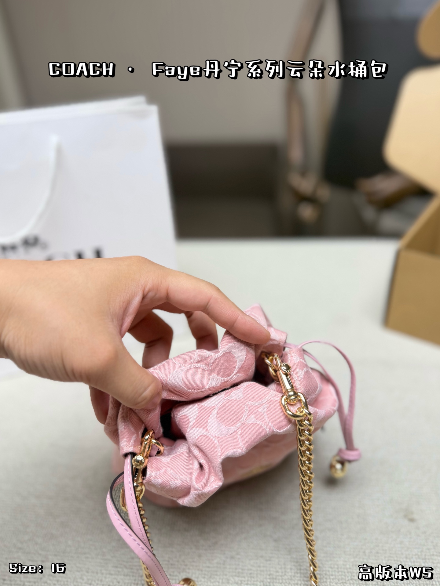Borsa COACH. Viene fornita con custodia per aereo — photo 4
