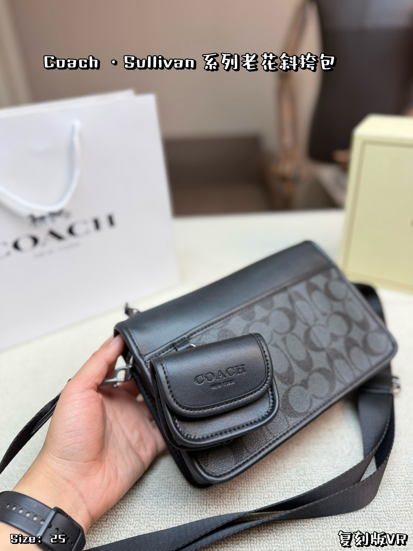 COACH bag , with folding box — photo 6