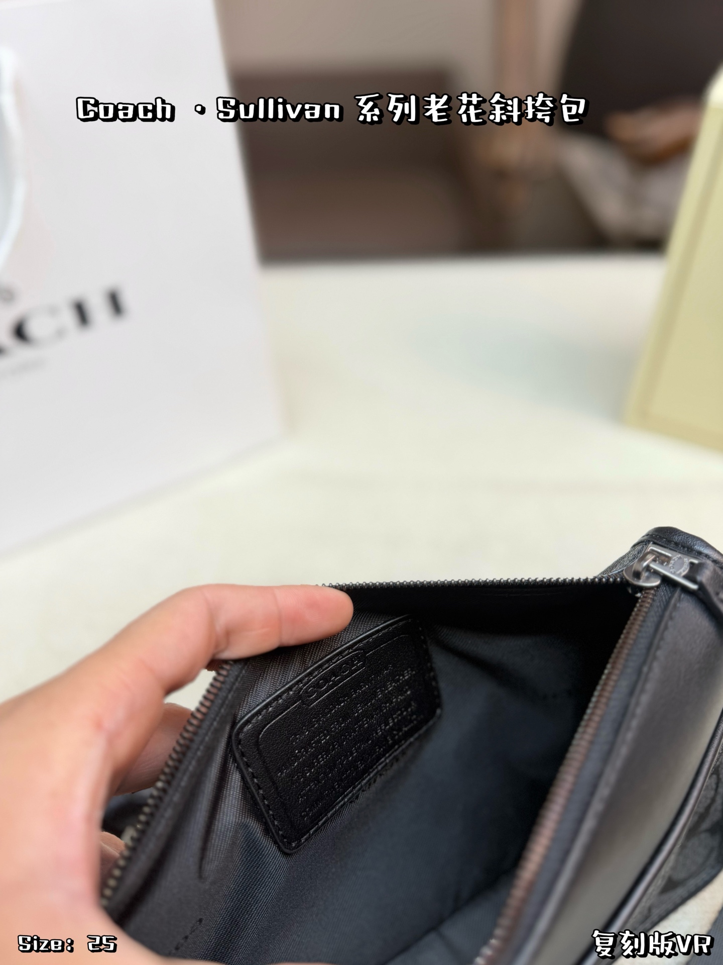COACH bag , with folding box — photo 8