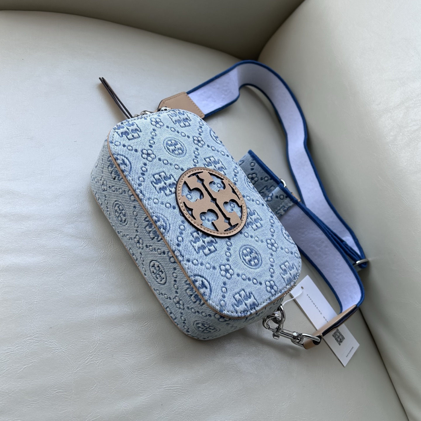 Tory Burch ～ 新款TORY BURCH 汤丽柏琦 169760T MONOGRAM MILLER迷你斜挎相机包