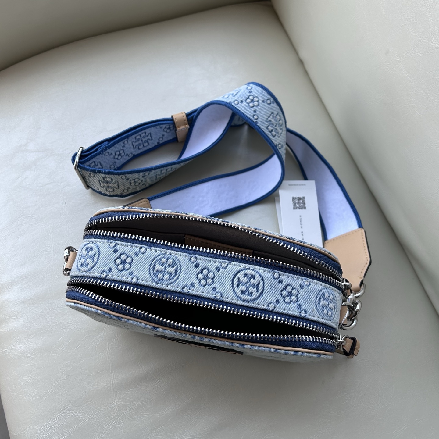 Tory Burch ～ 新款TORY BURCH 汤丽柏琦 169760T MONOGRAM MILLER迷你斜挎相机包