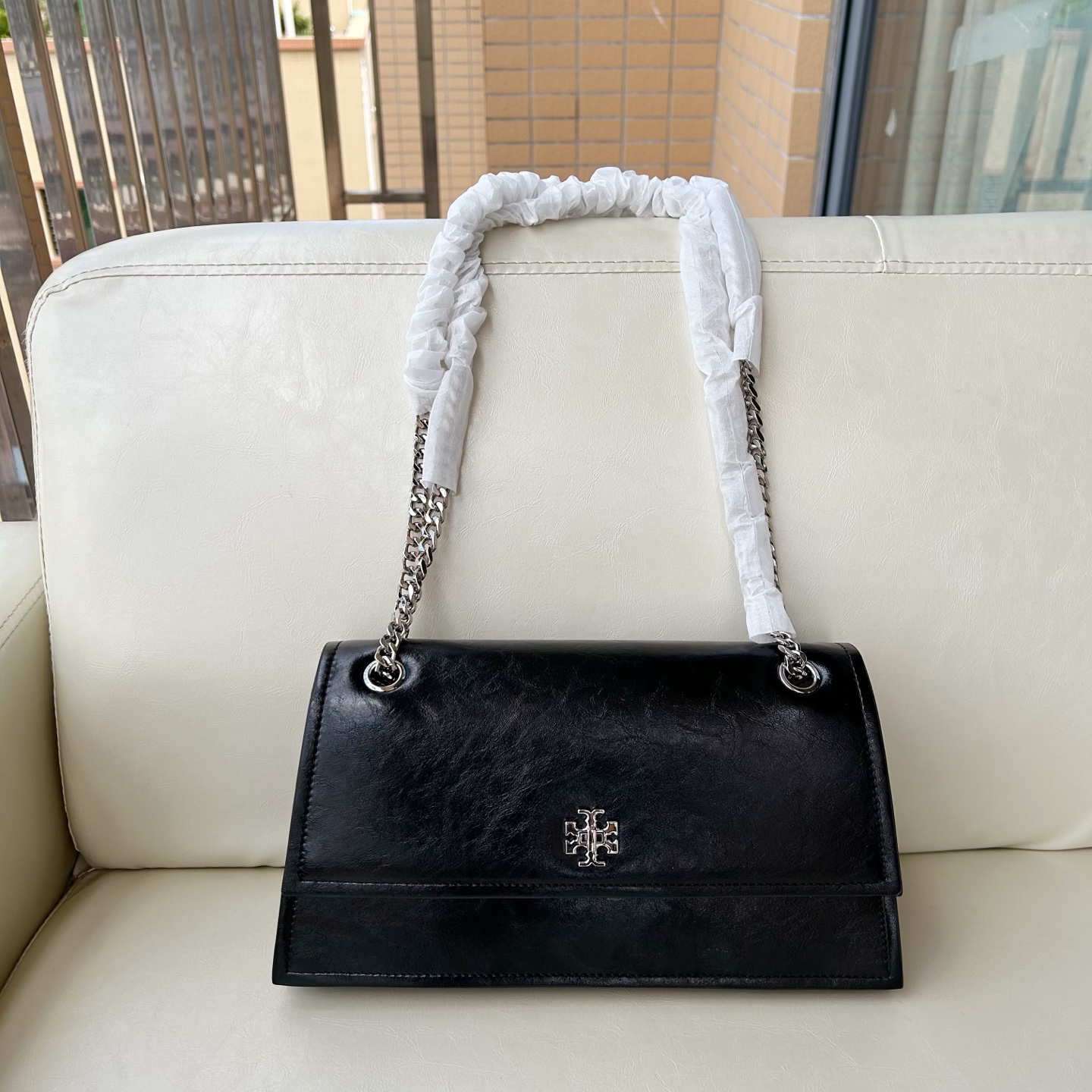 Tory Burch ～ToryBurch TB Kira法棍包油蜡牛皮