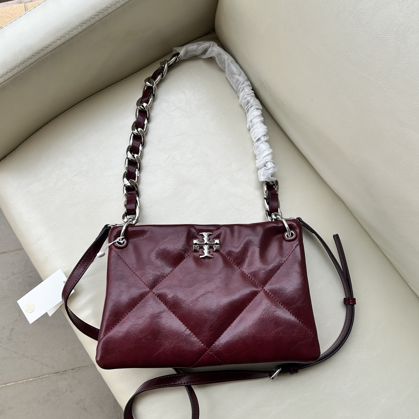 Tory Burch ToryBurch 小号车厘子酒红