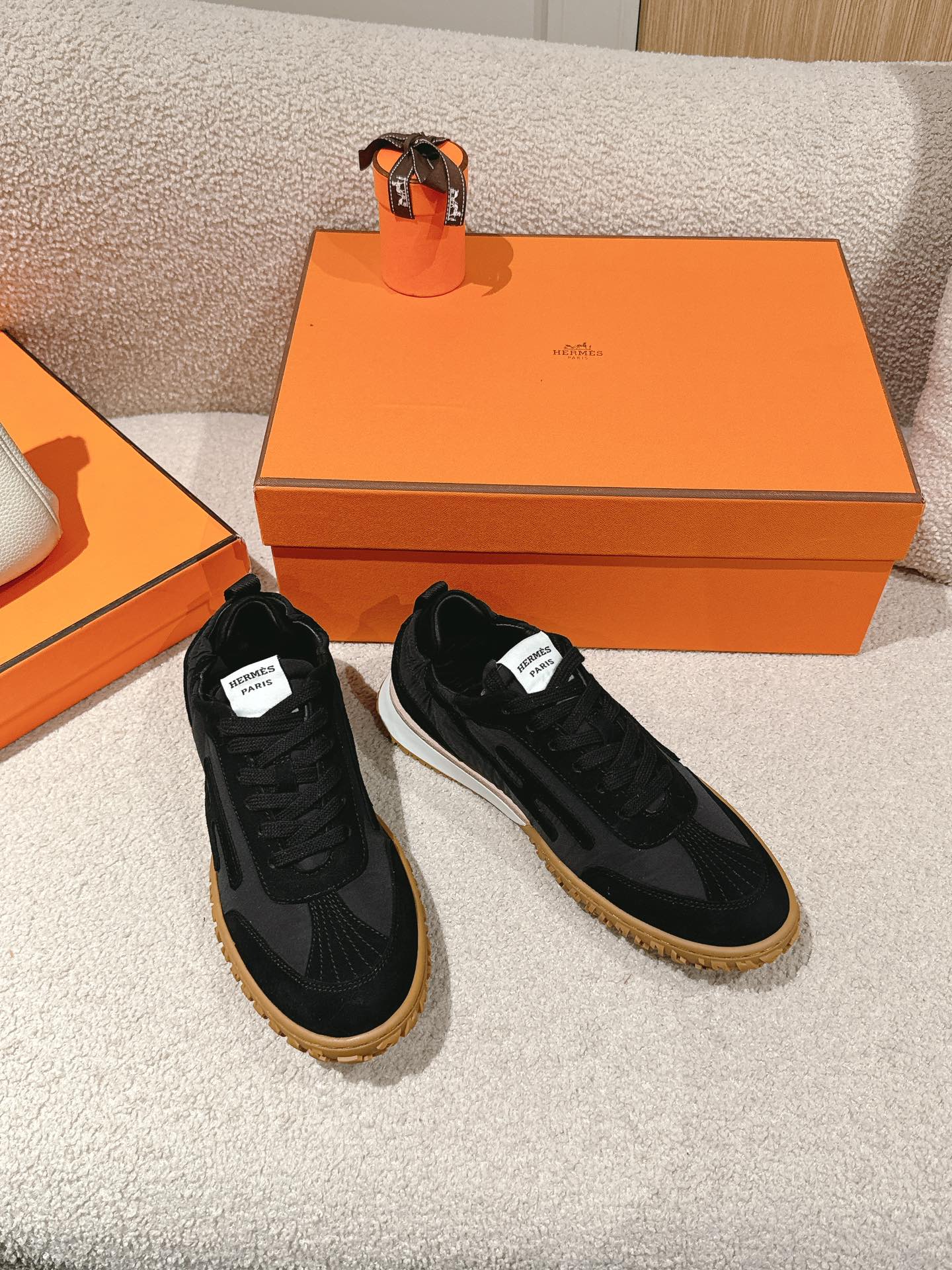 HERMES Jet Sneakers Unisex Spring/Autumn Fashion Classic - Premium Quality