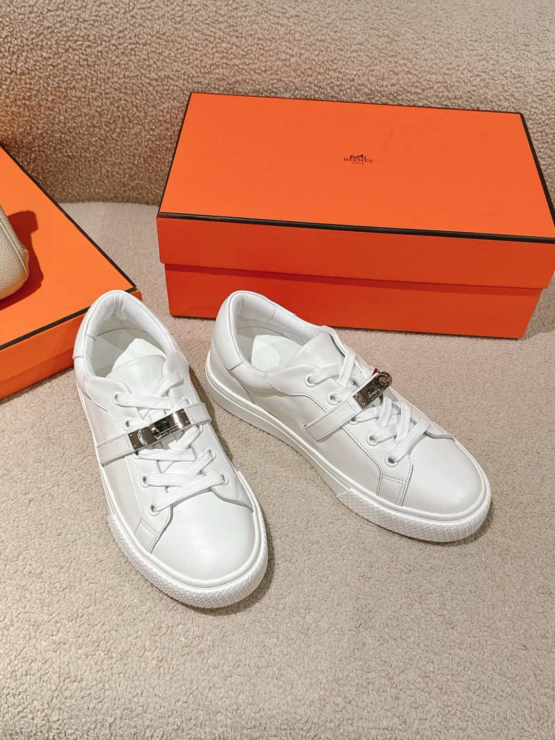 HERMES Epsom красоўкі унісекс вясна-восень класічныя модныя — высокая якасць