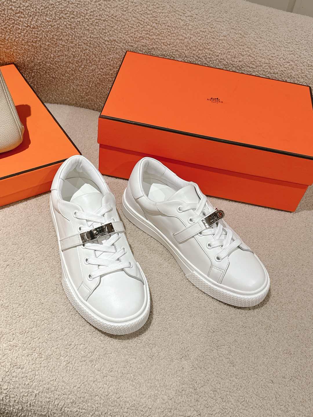 HERMES Epsom красоўкі унісекс вясна-восень стыльныя класічныя — высокая якасць