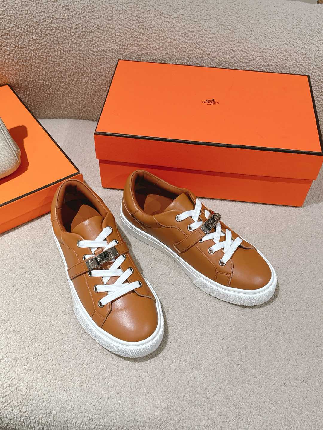HERMES Epsom красоўкі унісекс вясна-восень класічныя модныя — высокая якасць