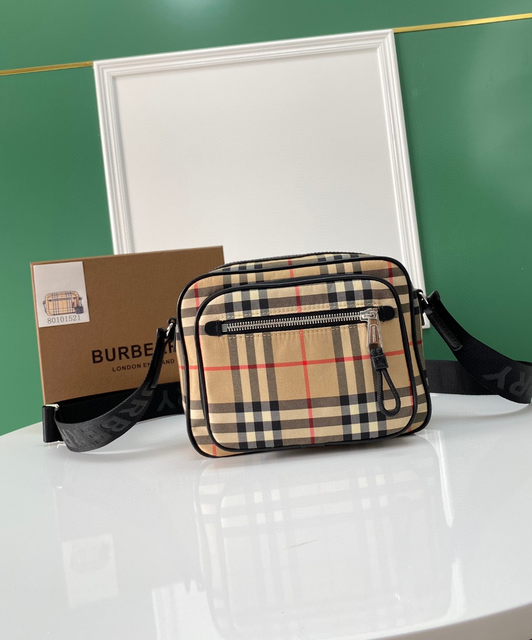 Burberry Vintage Check Crossbody Bag, Archive Beige - Adjustable Strap 2 a1696496074860 8567