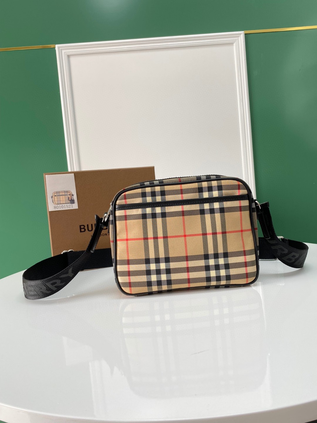 Burberry Vintage Check Crossbody Bag, Archive Beige - Adjustable Strap 3 a1696496074876 4687