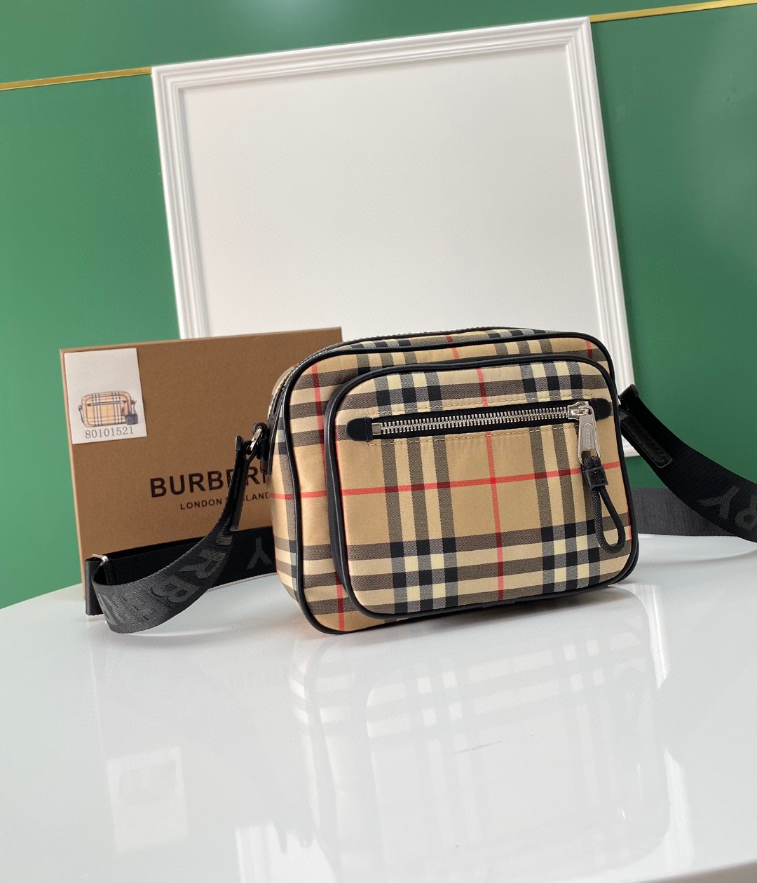 Burberry Vintage Check Crossbody Bag, Archive Beige - Adjustable Strap 4 a1696496074882 5632