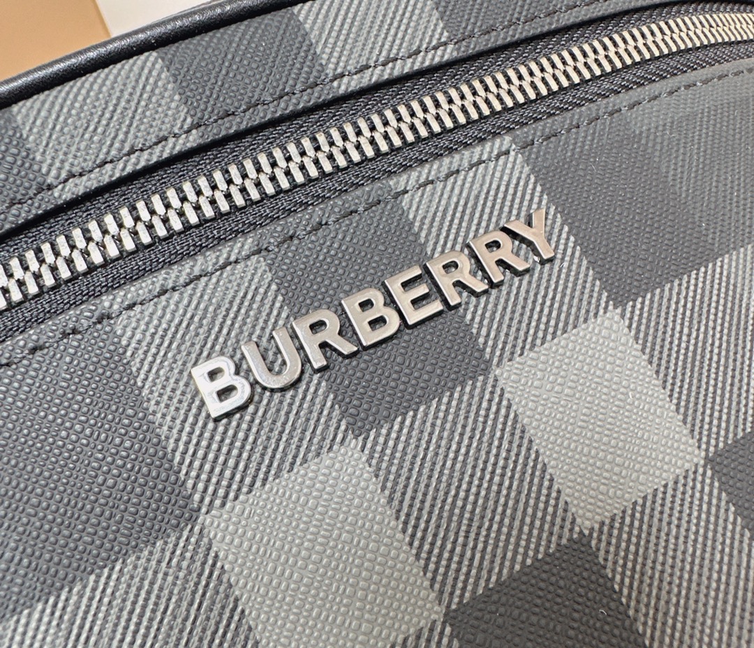 Burberry Lang Waist Bag in Signature Check with Leather Trim 6 a1698997806944 2430
