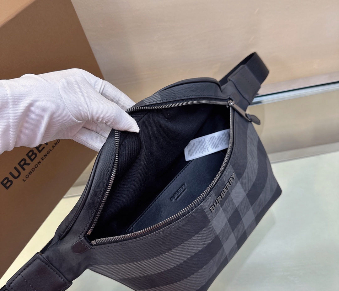Burberry Lang Waist Bag in Signature Check with Leather Trim 8 a1698997806946 7388