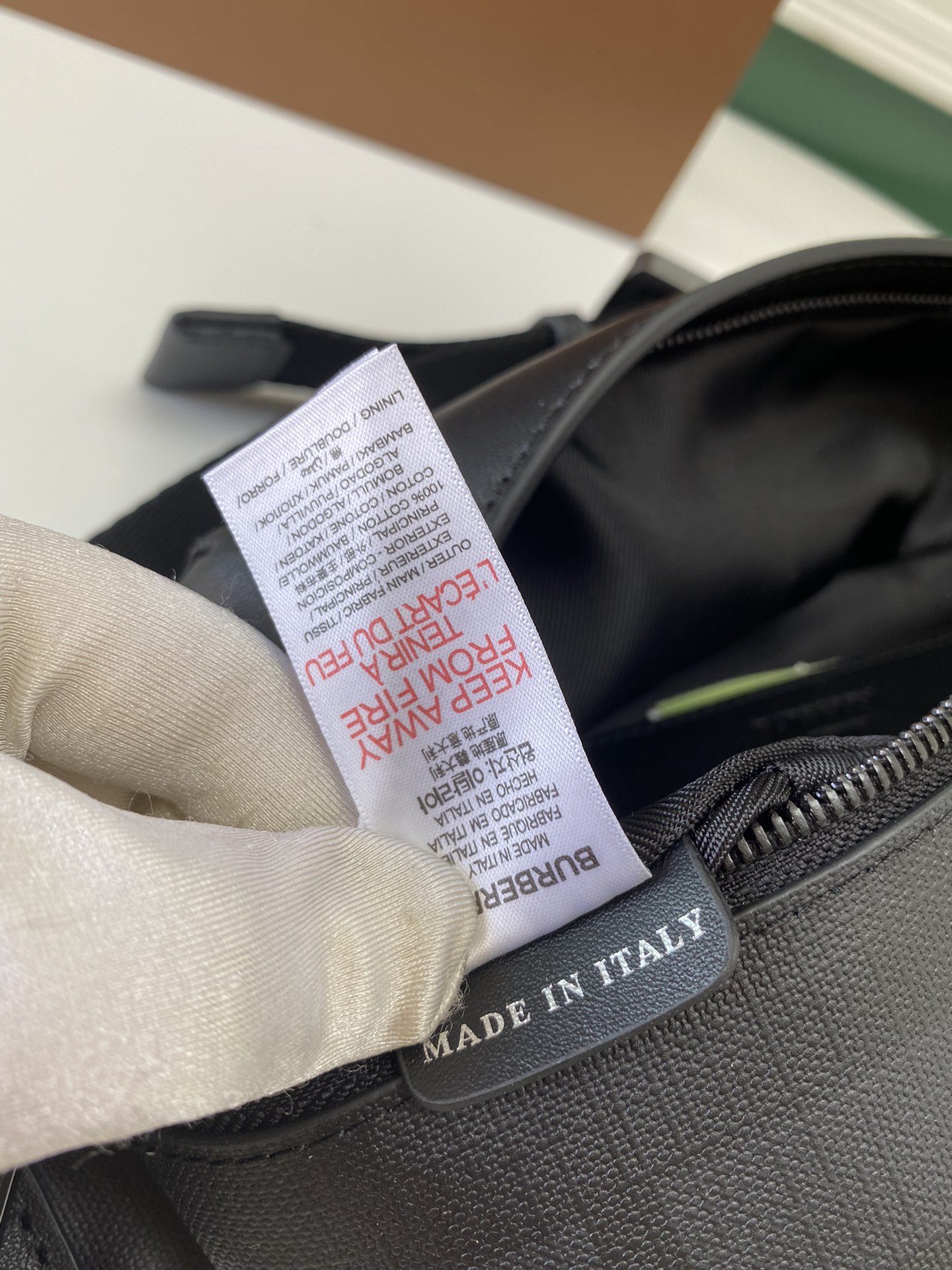 Burberry London Grid Leather Belt Bag 9 a1698999913562 2466