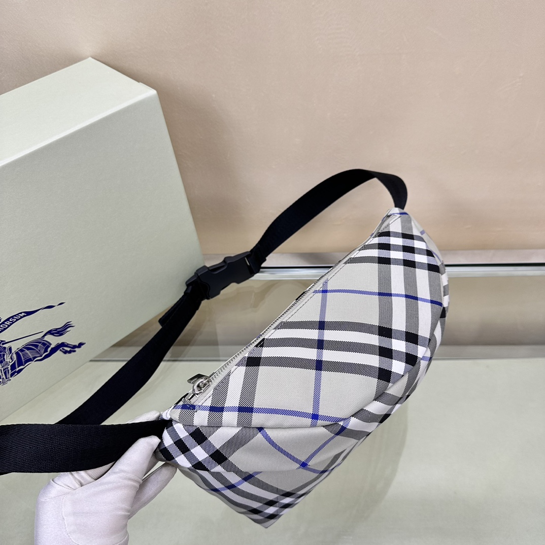 Burberry Exclusive Check Waist Bag with EKD Appliqué and Adjustable Strap 6 a1721114542770 6750
