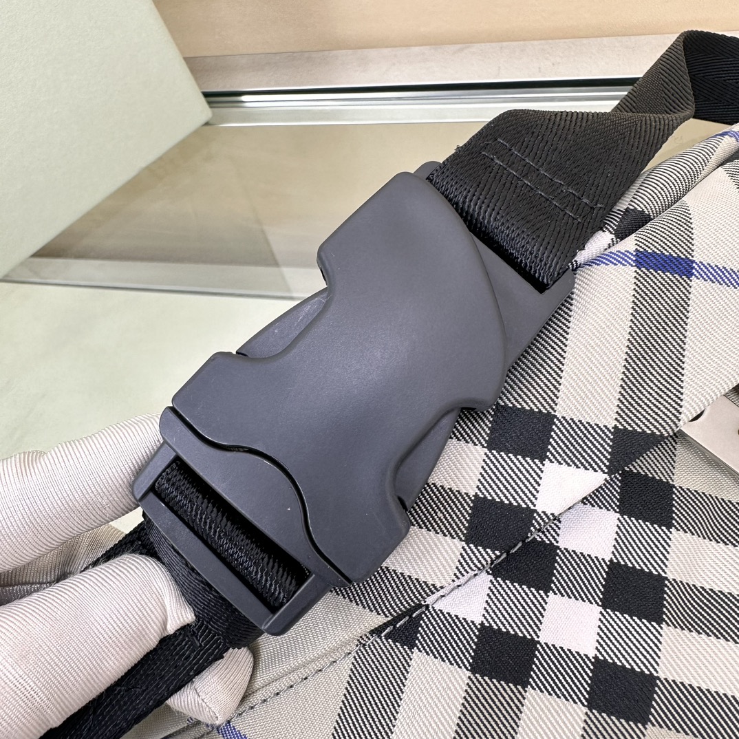 Burberry Exclusive Check Waist Bag with EKD Appliqué and Adjustable Strap 7 a1721114543443 7732