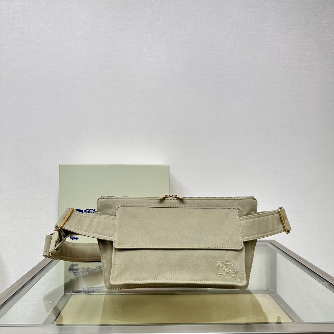 Burberry Cotton Blend Belt Bag with Equestrian Knight Design in Italy 2 a1722049288999 4621