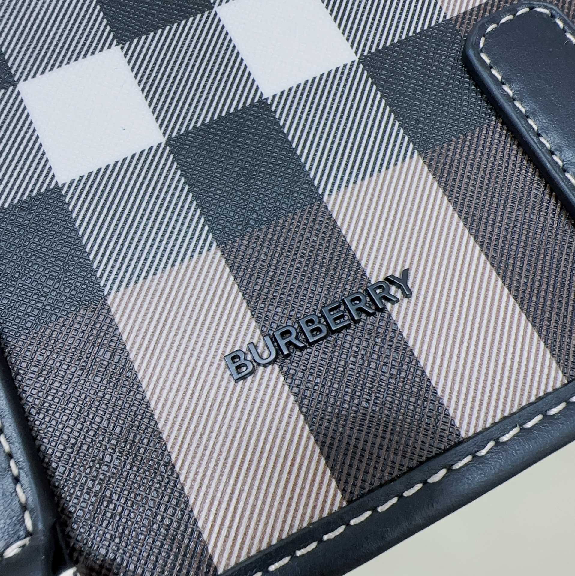 Burberry Saddle Bag in Signature Check, Eco-Friendly Canvas Messenger Bag 6 a1723102036123 5402