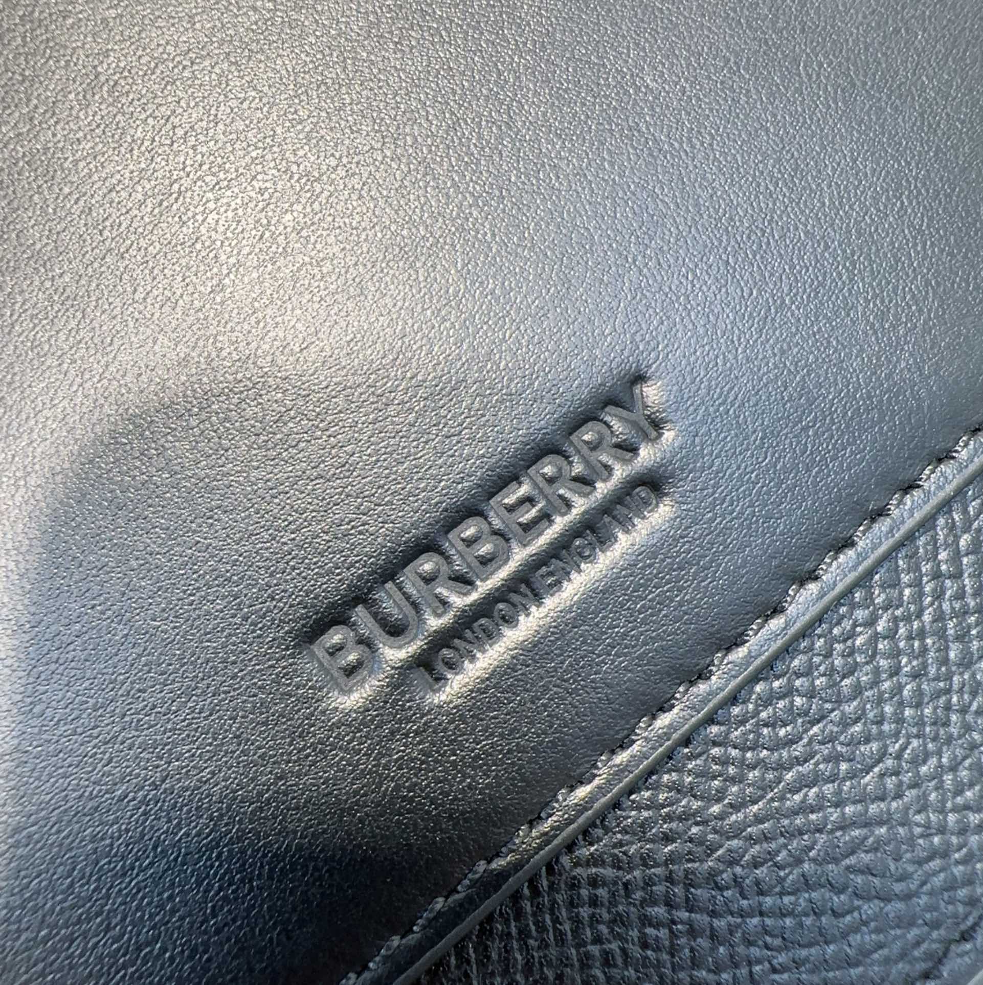 Burberry TB Monogram Leather Messenger Bag, Black - Compact and Stylish 8 a1725607074053 3418