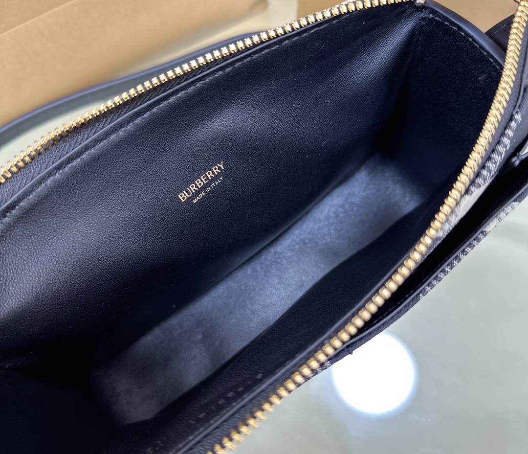 Burberry Cotton Blend Crossbody Bag with Check Pattern and Leather Strap 9 a1730790229383 4671