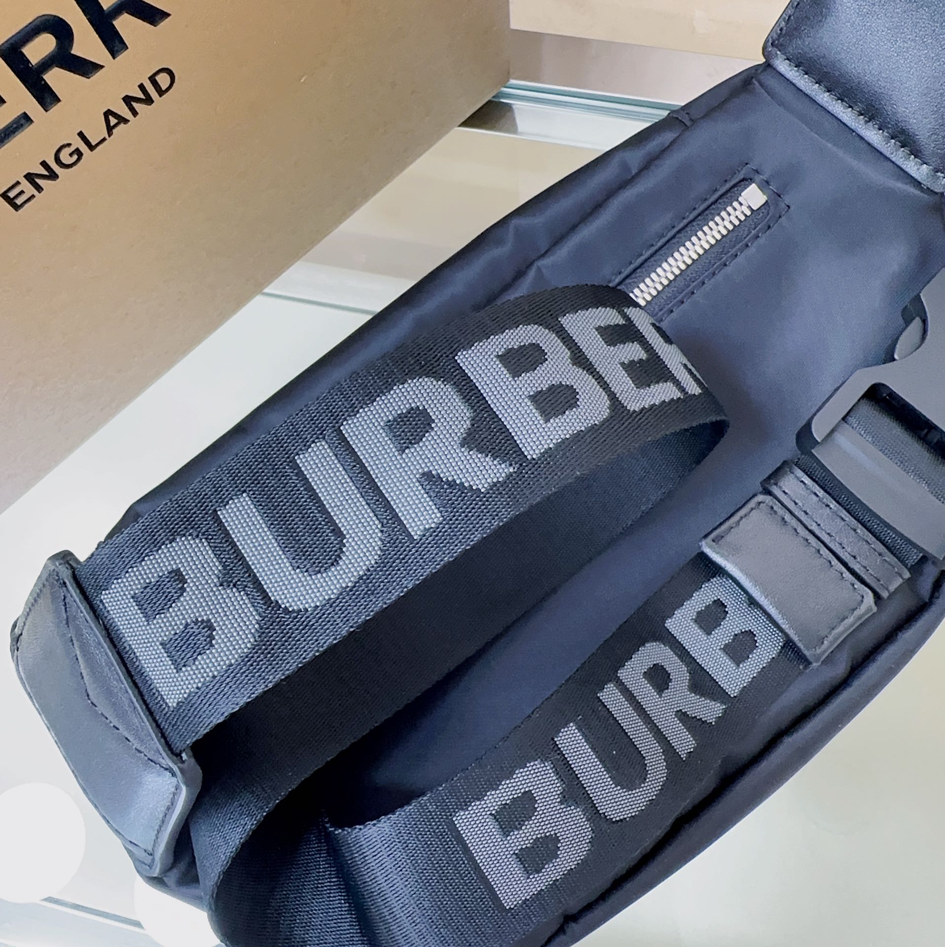 Burberry TB Monogram Jacquard Belt Bag, Stylish Crossbody, 31x7x14 cm 8 a1731930501985 3150