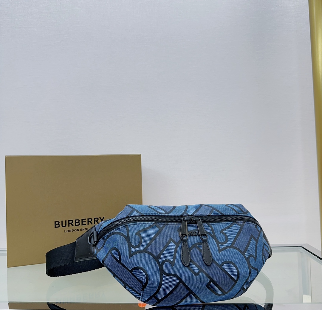 Burberry Jacquard TB Motif Belt Bag, Crossbody or Waist Pack 3 a1731930814239 2187