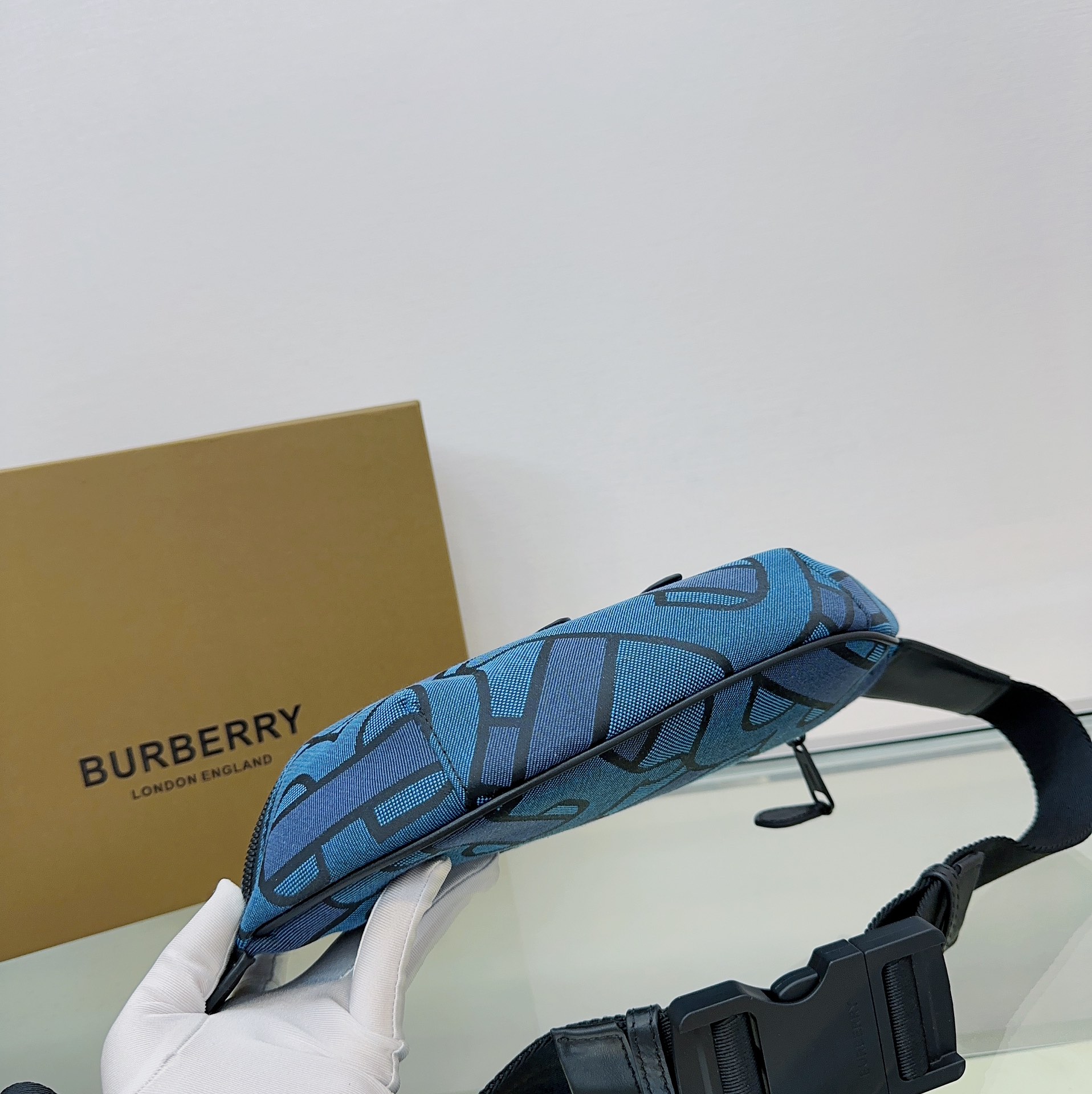 Burberry Jacquard TB Motif Belt Bag, Crossbody or Waist Pack 8 a1731930814249 2520