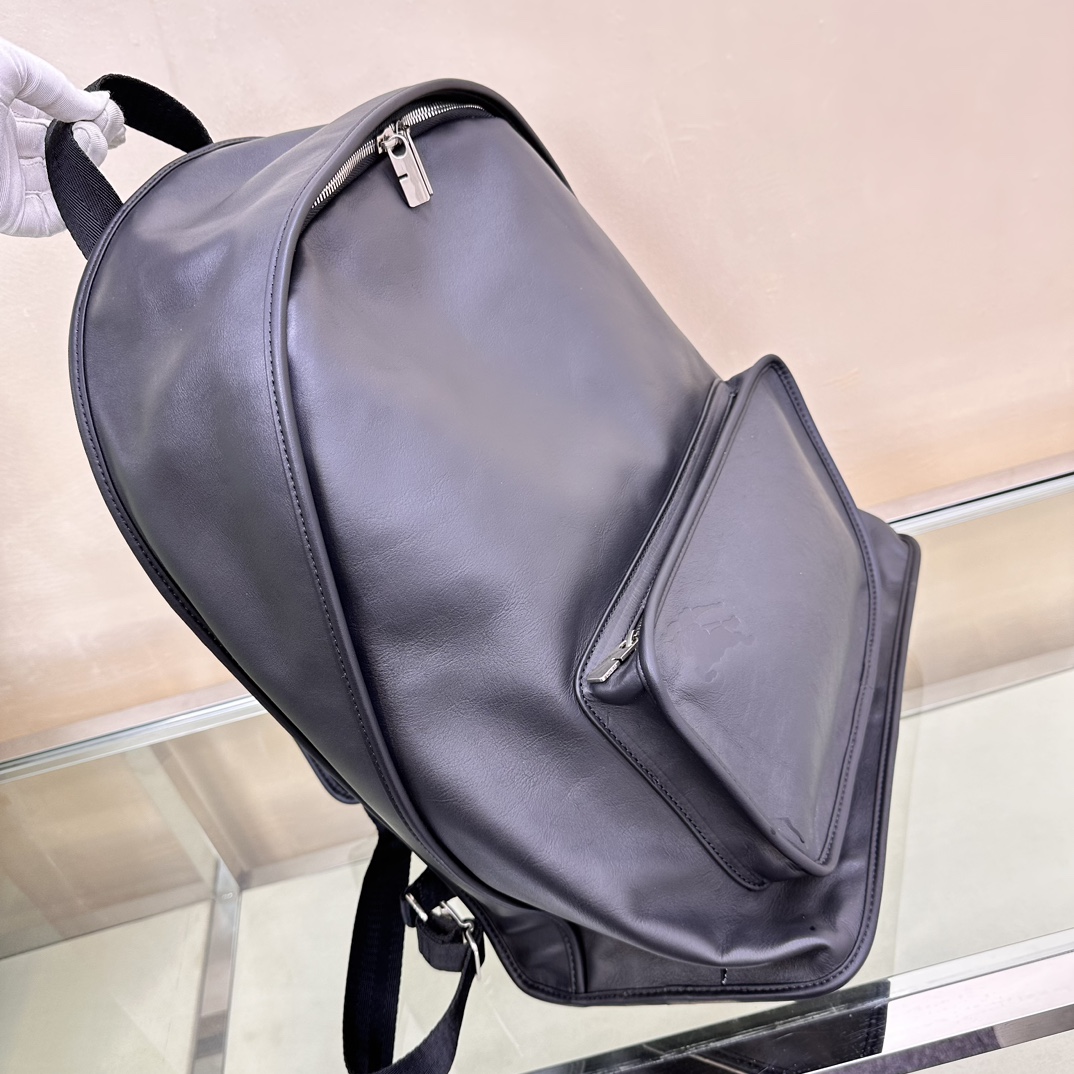 Burberry London Leather Backpack for Men, Black 6 a1732179886678 5274