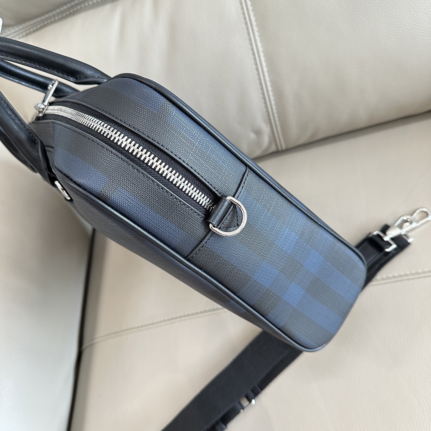 Burberry Ainsworth London Check Briefcase Blue briefcase photo 3