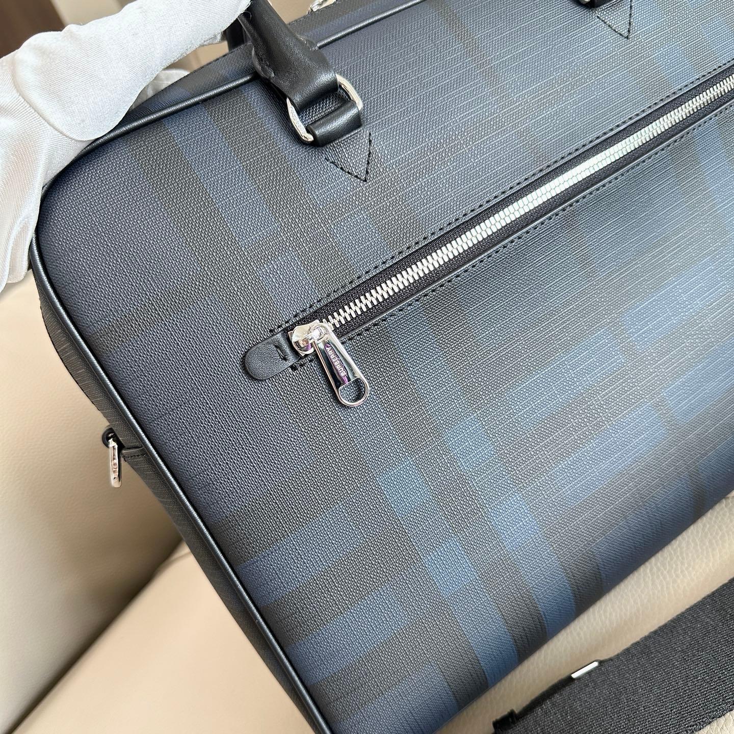 Burberry Ainsworth London Check Briefcase Blue briefcase photo 5