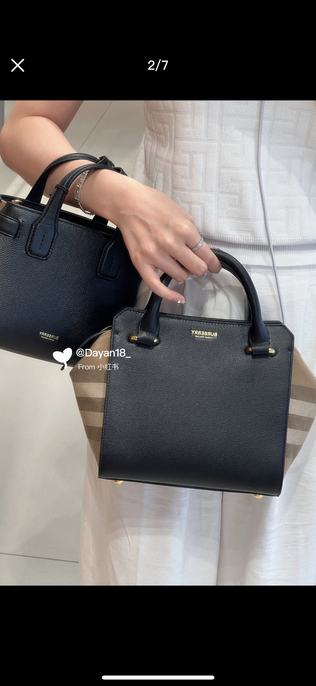 Burberry väska Överkroppsbild — photo 8
