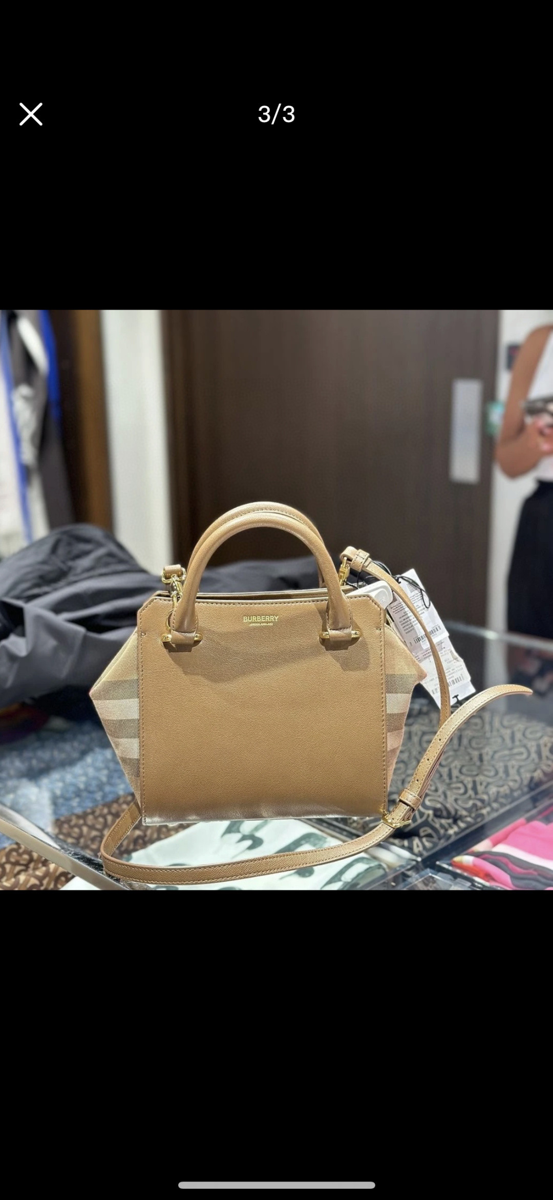 Сумка Burberry B Черная — photo 6