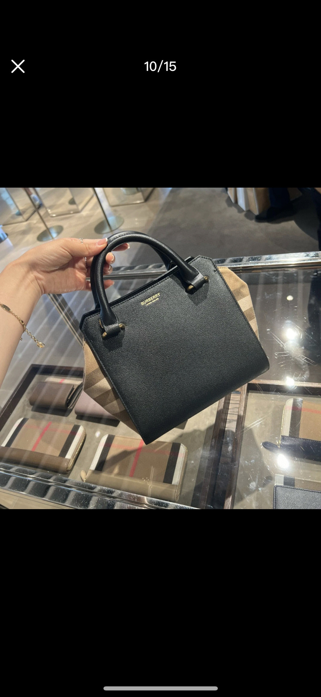 Сумка Burberry B Черная — photo 9
