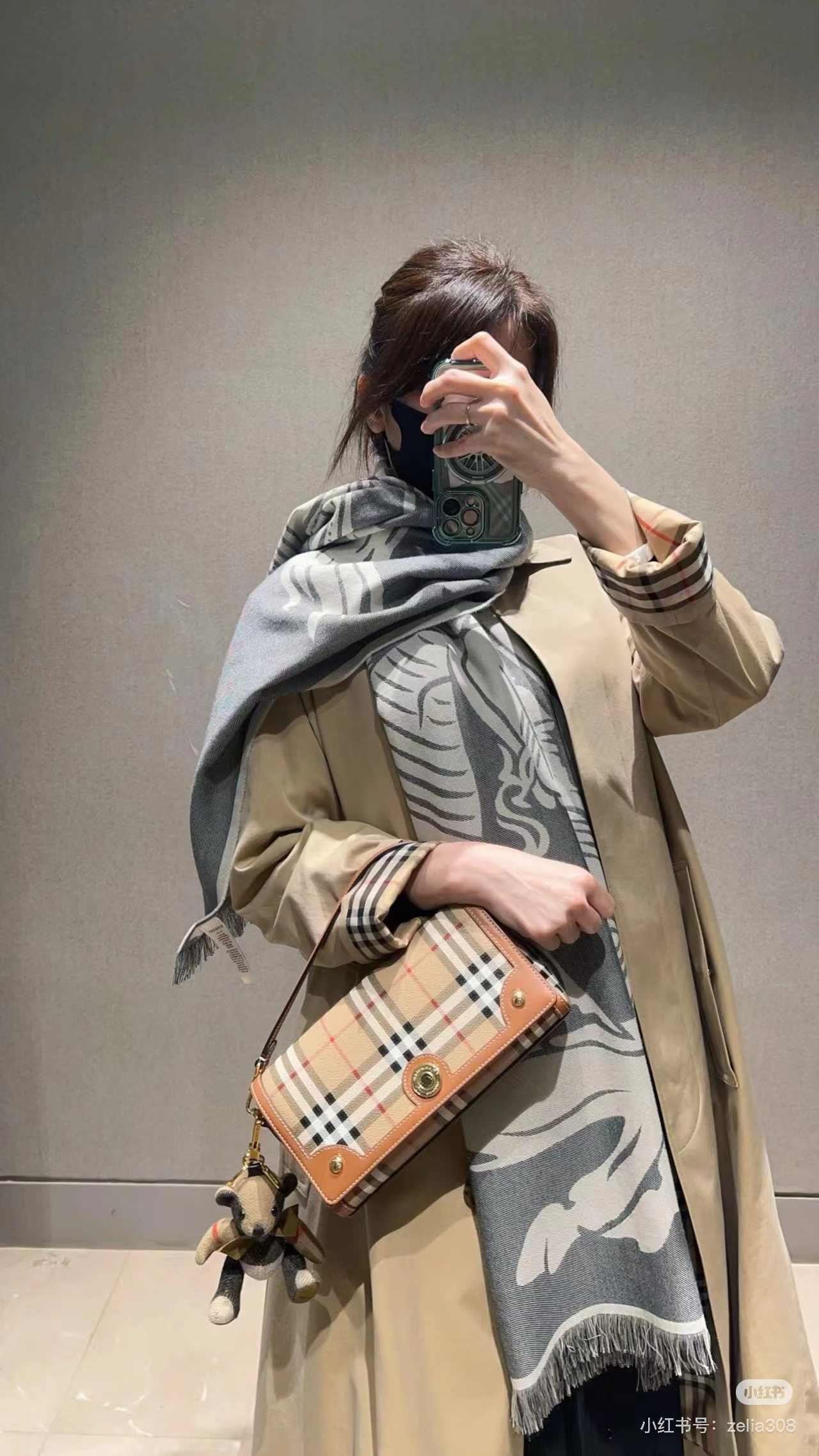 Burberry bag New retro plaid small bag — photo 2