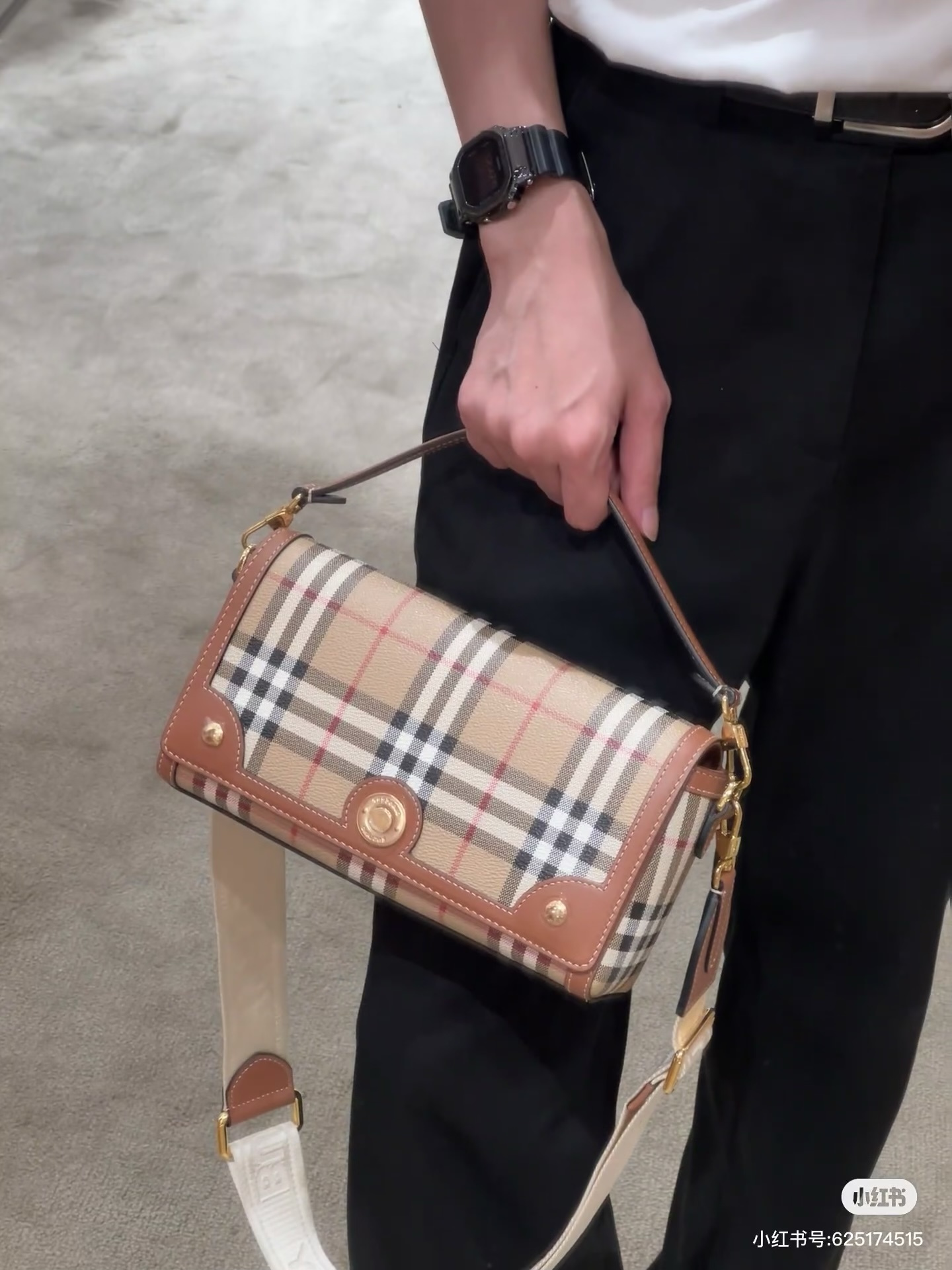 Burberry bag New retro plaid small bag — photo 8