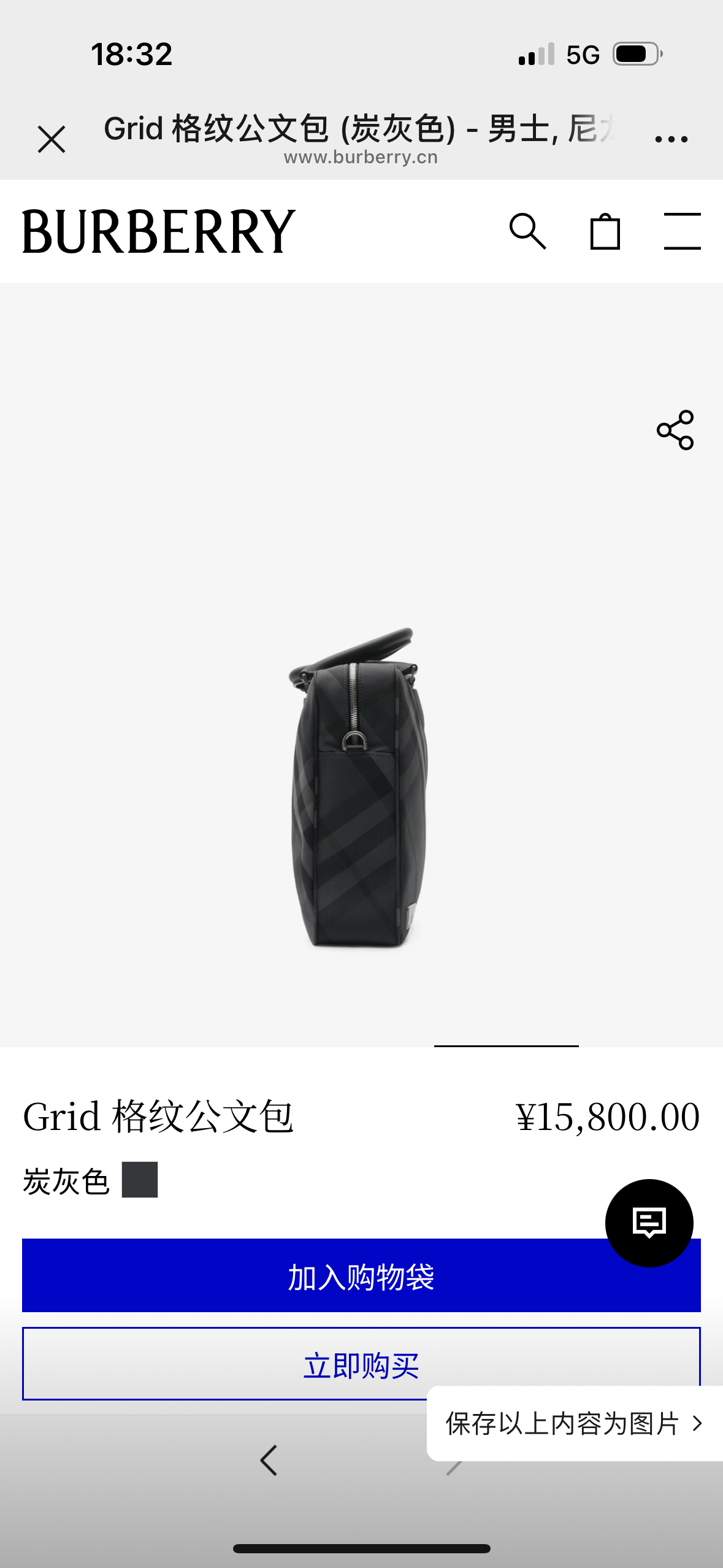 Сумка Burberry Изображение с официального сайта — photo 6