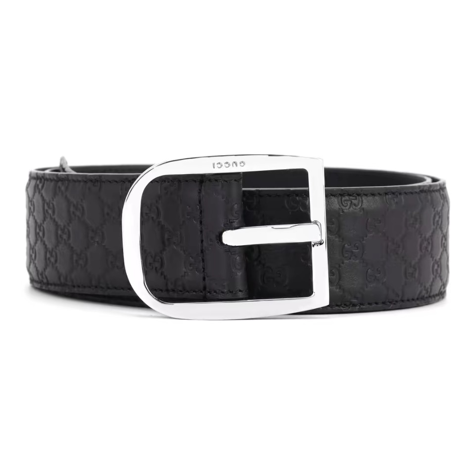 Gucci古驰🇫🇷法国原厂皮料，黑色牛皮 品质毋庸置疑 没有更好 只有最好 尺寸4.0厘米