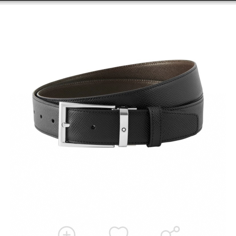 顶级原单复刻版💯，配送专柜全套礼盒包装📦进口原厂头层牛皮皮带，男士商务休闲腰带. 万宝龙 他们自信而不拘
