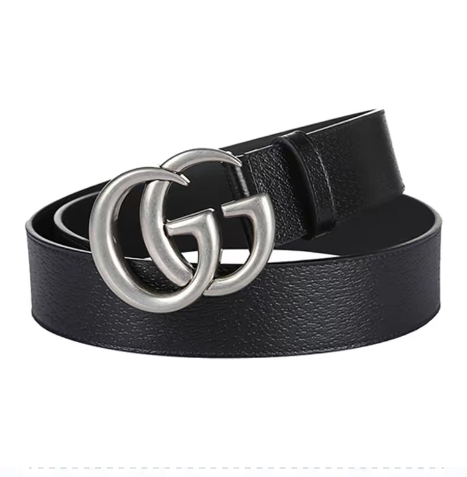古驰（GUCCI） 尺寸4cm正版开模 此款腰带一侧为GG原厂猪皮纹纹内侧有单色平纹牛皮 精密电镀标志性