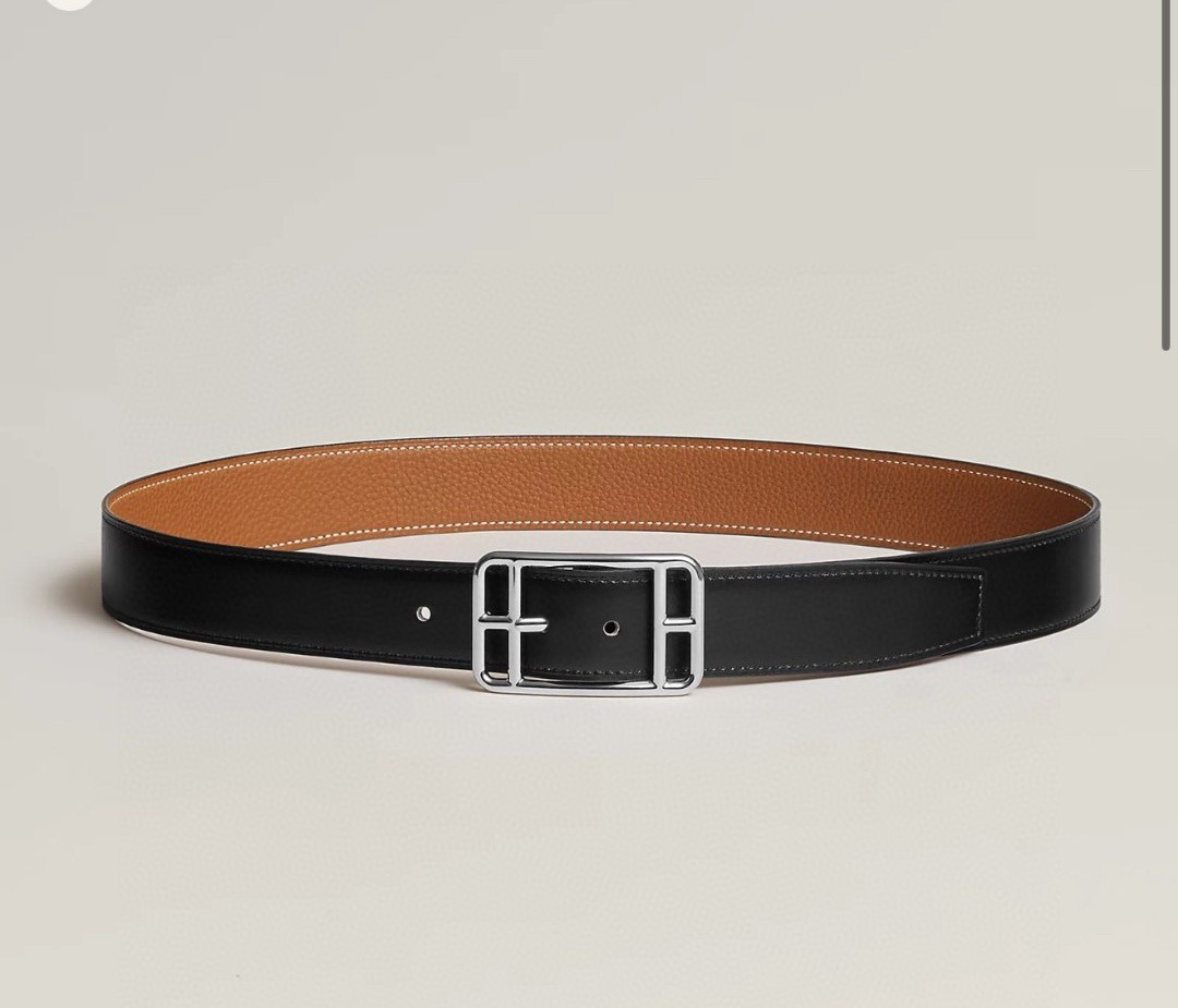 P HERMES（爱马仕）CAPE COD REVERSIBLE 32MM BELT 官网同步 顶级原单