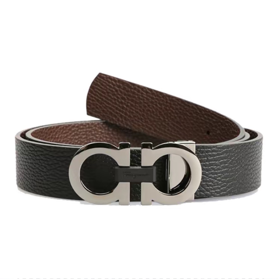 Salvatore Ferragamo菲拉格慕 3.5cm高级定制款男士皮带 自行选择搭配 双面头层牛皮