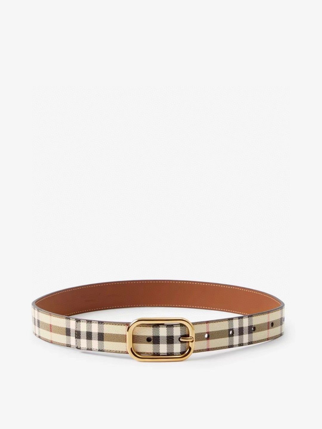新款 Burberry巴宝莉专柜同步上新🎉🎉意大利制腰带 装饰品牌典藏Vintage格纹图案 内衬选用皮