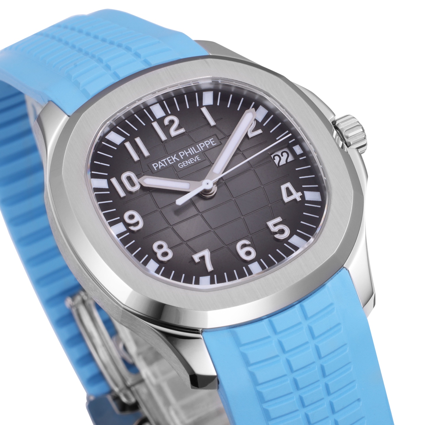 Patek Philippe Aquanaut Réplica de Alta Calidad con Correa Azul Turquesa 6 i1752485179791 3880 0 4